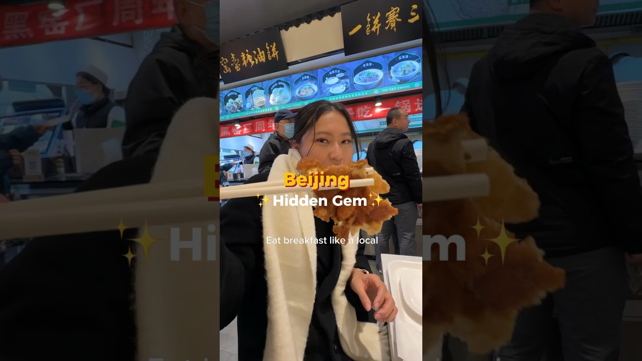 Eat breakfast like a local in beijing , china 
