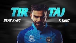 TIR TE TAJ X VIRAT KOHLI 👑   THE RISE OF KOHLI #cricket #viratkohli #batting #bcci #cricketfans