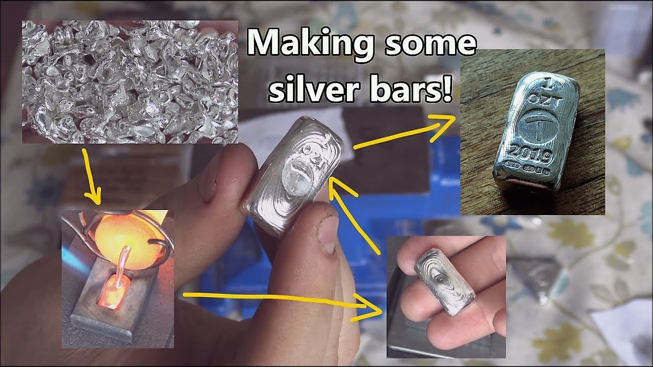 Making some Silver bars!! YouTube