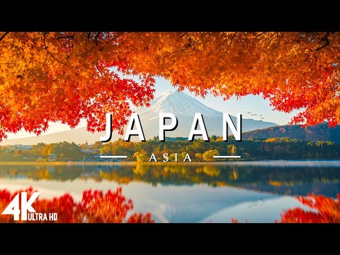 FLYING OVER JAPAN ( 4K UHD ) - Relaxing Music Along With Beautiful Nature Videos - 4K Video Ultra HD