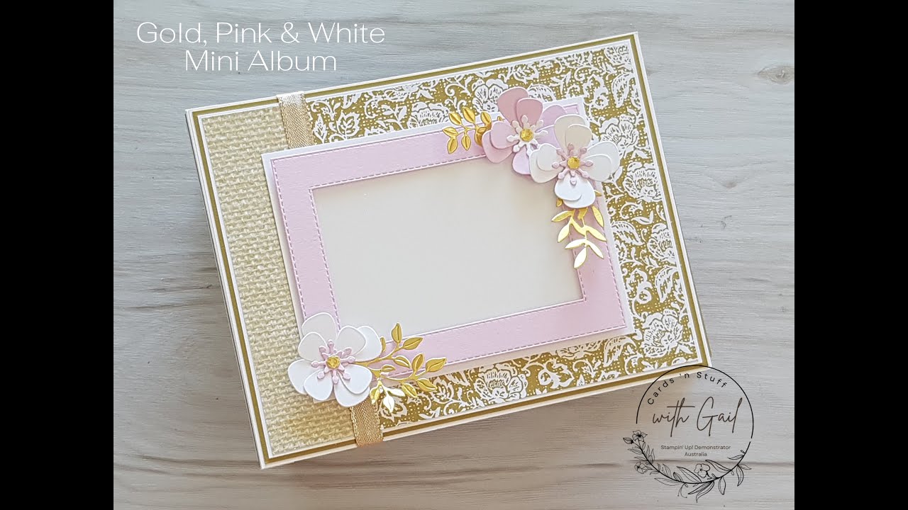 Gold, Pink & White Mini Album Sneak Peek