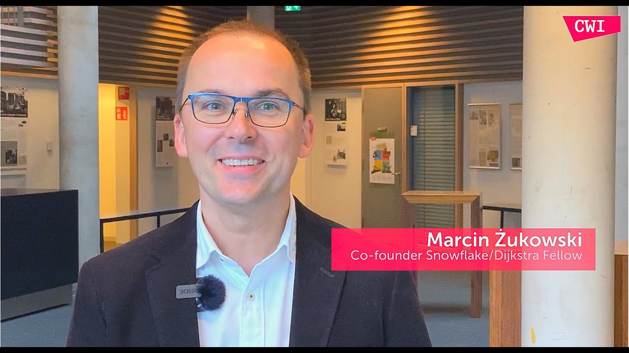 Dijkstra Fellowship Award 2024 for Marcin Żukowski