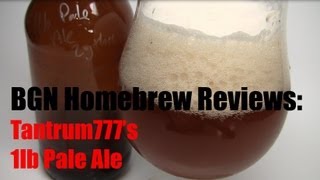 BGN Homebrew Reviews: Tantrum777's 1lb Pale Ale | Beer Geek Nation Beer Reviews