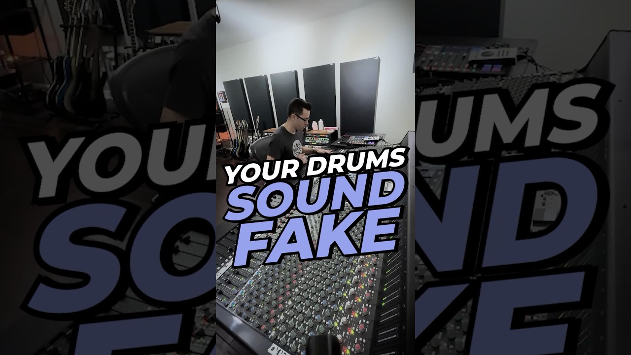 YOUR DRUMS SOUND FAKE
