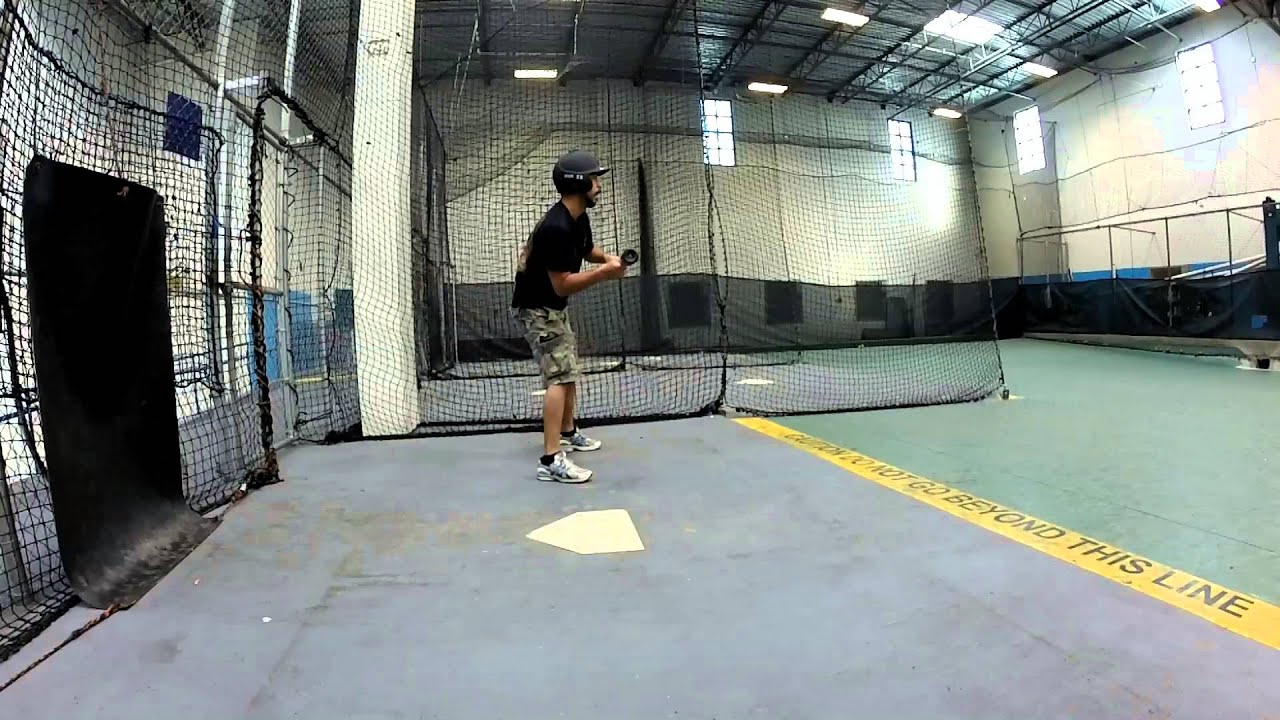 Folsom Batting Cages 80mph Slow Motion Baseball YouTube