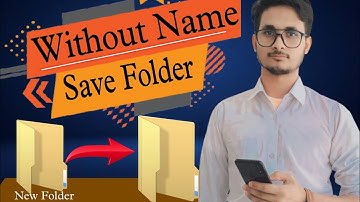 How to Create blank folder name in windows || without name Folder kaise bnaye
