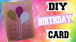 Kako napraviti rodjendansku cestitku / DIY BIRTHDAY CARD / tarjeta de cumpleaños