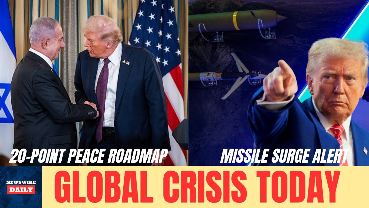 Breaking Today: Gaza Peace Push, U.S. Missile Surge, and Gold at New Highs