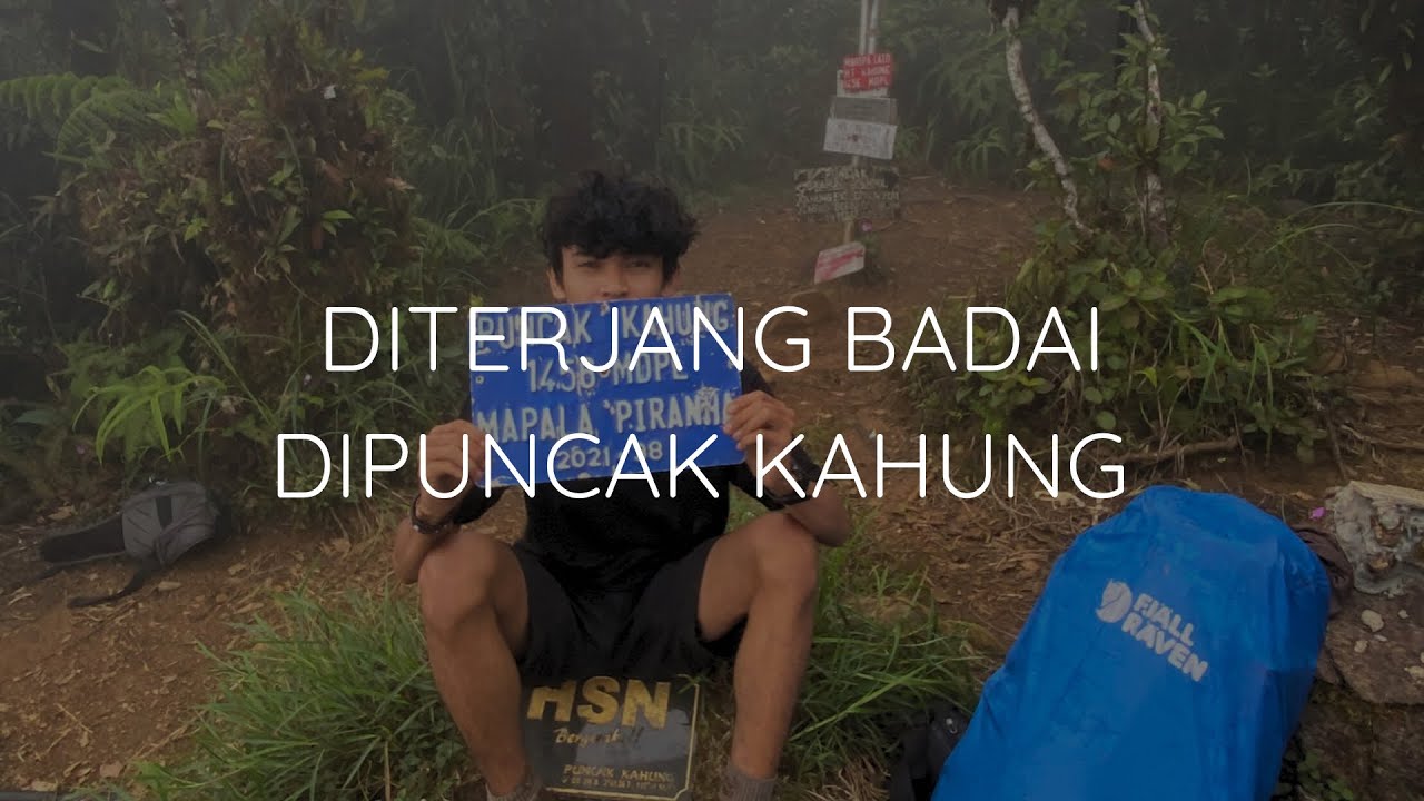 #2 KABUT JARAK PANDANG CUMAN 2METER. PUNCAK KAHUNG EKSPEDISI 3H 2M