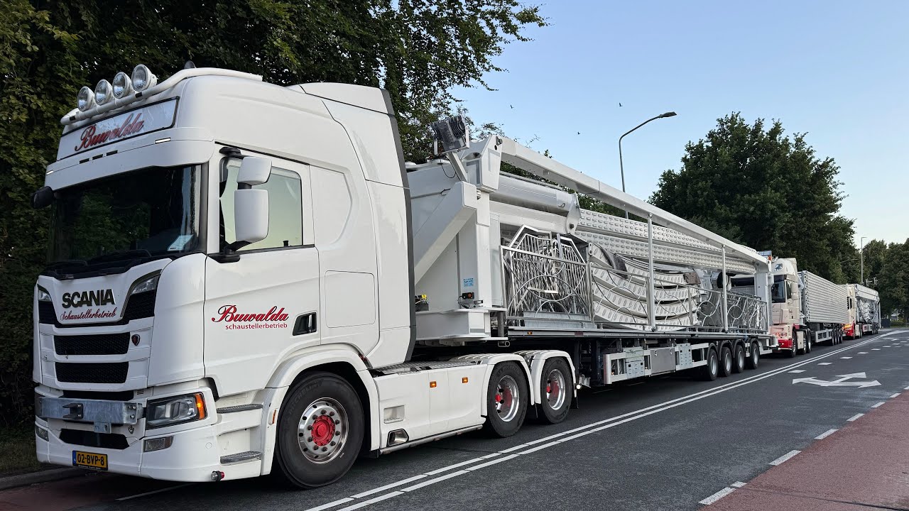 Kermis Hoorn 2025 Transport en opbouw Deel 1