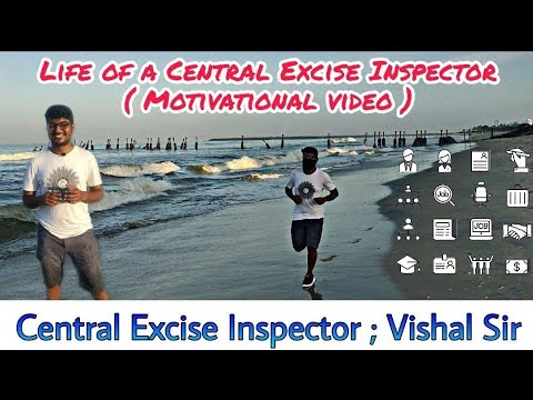 Life of a Central Excise Inspector | Motivational video | vlog | Beach ...