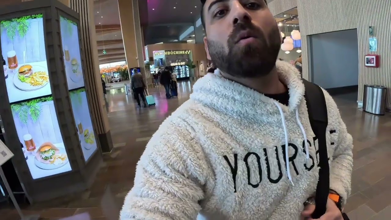 Stockholm International Airport full trip in Pashto 