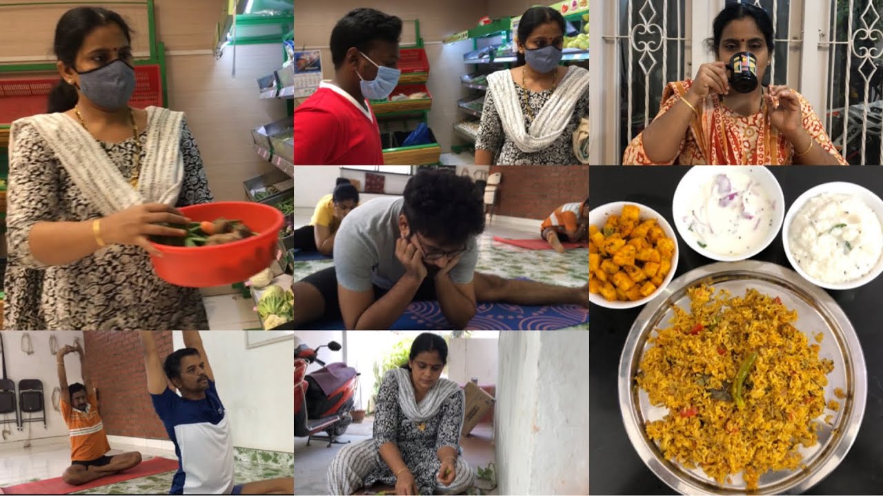 Morning to Evening Monday vlog/Vazhaipoo Biryani/Banana Flower Biryani/Curd Rice/Vazhaikai Curry