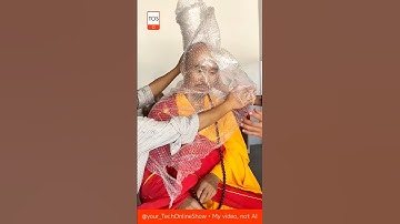 WRAPPED MONK 😱 in bubble wrap — look at this craft!#crafts #skills #wow