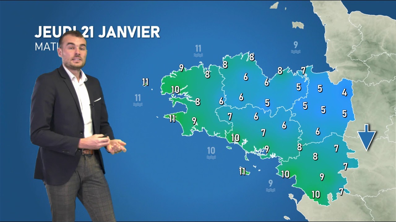 Bulletin météo pour le jeudi 21 janvier 2021