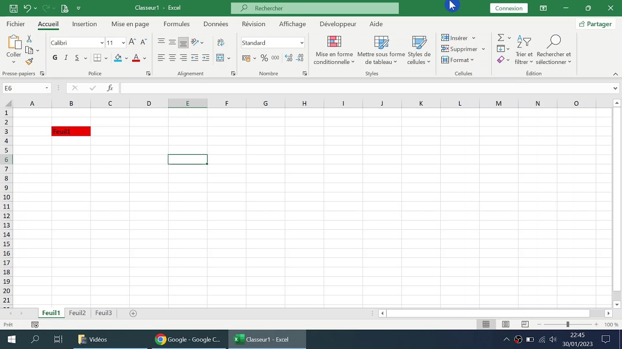 Passer rapidement d'une feuille à une autre Excel YouTube