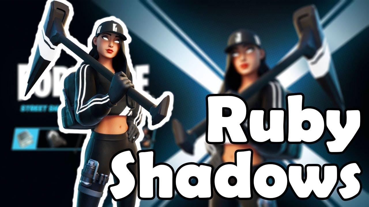 RUBY SHADOWS OUTFIT IN FORTNITE: BATTLE ROYALE!!! - YouTube
