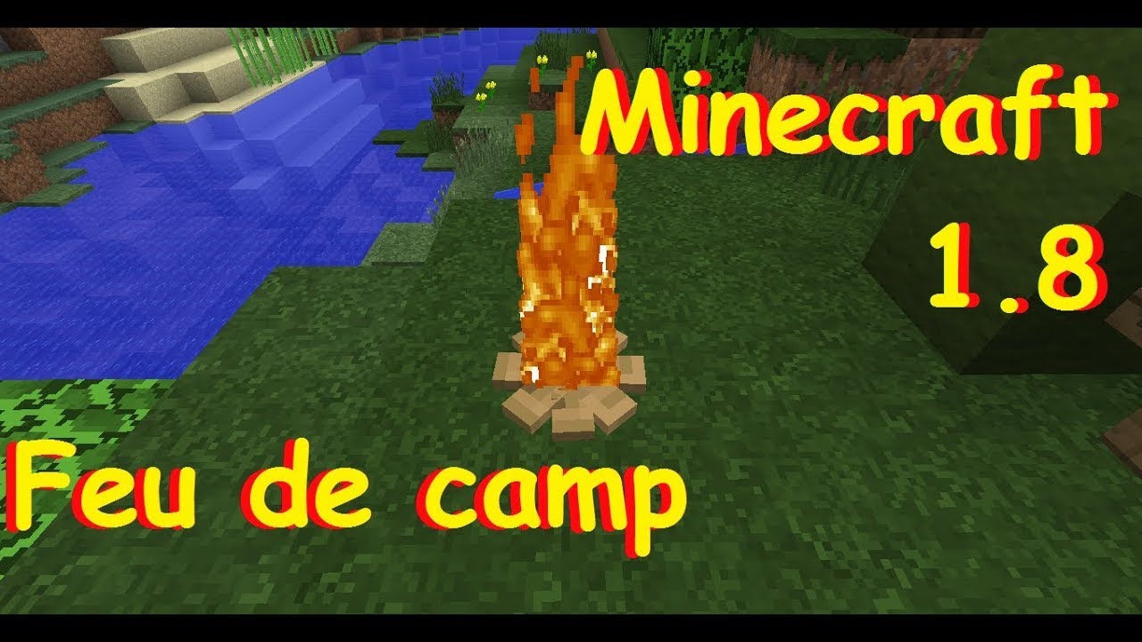Minecraft PS4 : feu de camp - YouTube