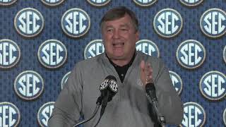 Watch Georgia Head Football Coach Kirby Smart 2025 SEC Spring Meetings