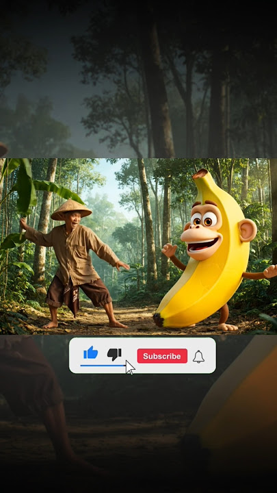 SIMPANSINI BANANINI GAK LIKE?! Makanya kakek langsung hajar~ 🤣🍌#trending #vidioviral