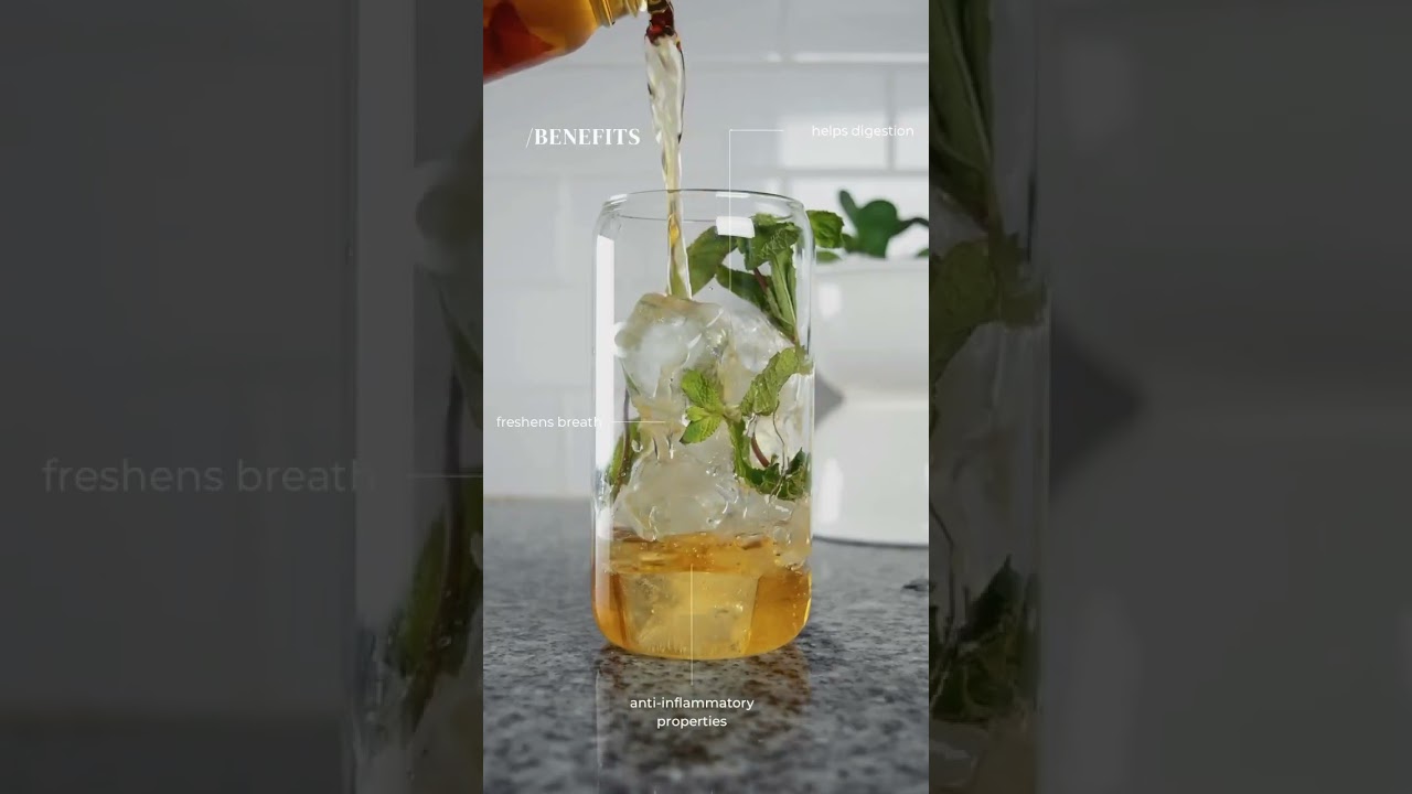 Fresh Peppermint Tea Healthy drinks 