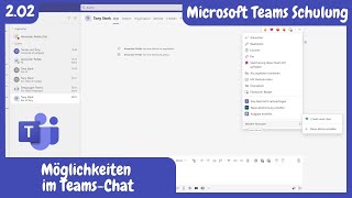 2.02 | Chat and its possibilities in Teams | Microsoft Teams MasterClass
