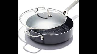OXO 5QT Ceramic Nonstick Sauté Pan Review - Pros & Cons - OXO Agility Series saute pan