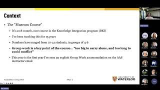 Accessibility In Group Work Enhancing Accessibility In Teaching And Learning Series 3