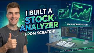 How I Built a Stock Analyzer From Scratch Using Grok Bot **Live Build**
