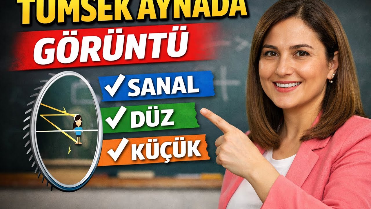  Tümsek Aynada Görüntü TYT Fizik 2 Dakikada Tam Öğren