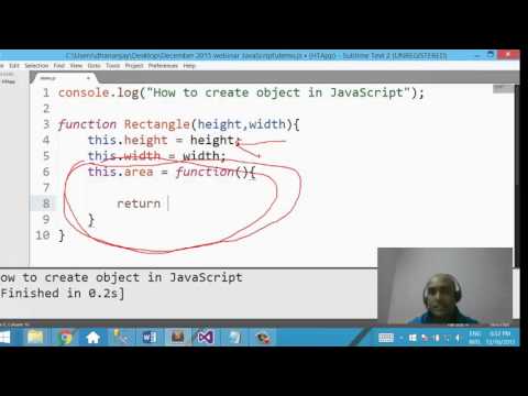 How to create object in JavaScript using new operator
