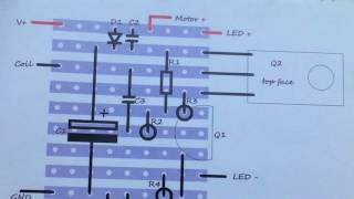 Cross LED Dot Matrix Display Circuit Board Rotating Electronic Kit Part 4.1 Interim