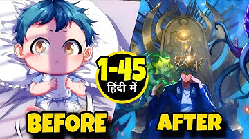 Reborn as a Baby, He Unlocks the Infinite Evolution System From Scratch Explained Hindi [1-45]