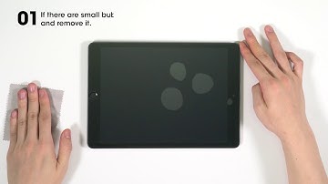 How to remove air bubbles from your iPad or tablets (SPARIN A23)