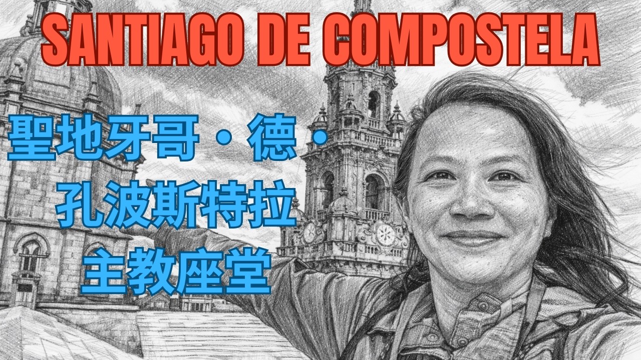 聖雅各之路終點的感動時刻！彌撒＋聖母遊行＋屋頂行走｜聖地牙哥主教座堂全紀錄 / A complete record of Santiago de Compostela  CC for English