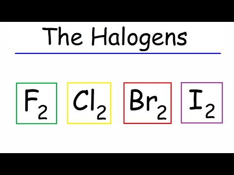 Video: Waarom hebben halogenen een hoge elektronegativiteit?