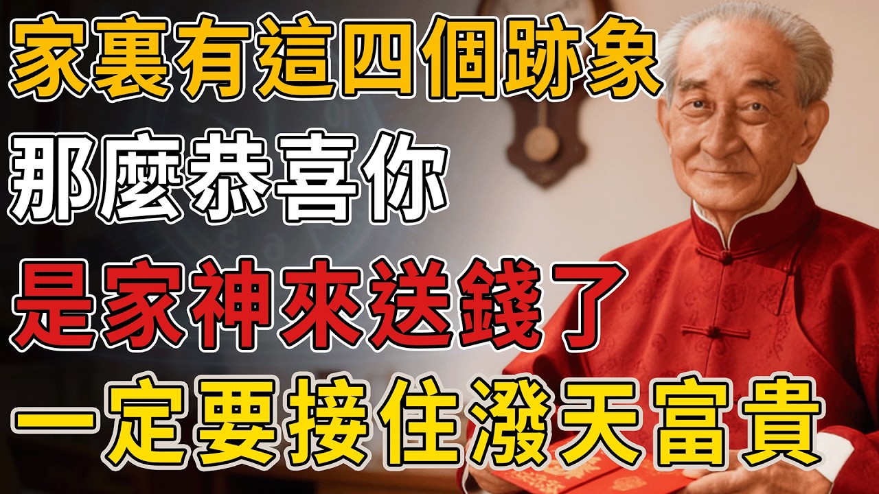 南師說：家宅旺運的四個吉兆，福人居福地的底層智慧 #國學 #國學智慧 #易經 #正能量 #人生感悟 #禪意生活