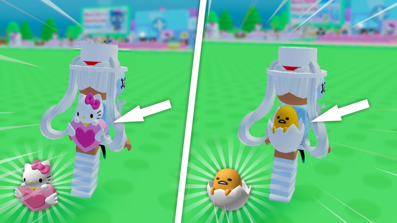 HOW To Get Hello Kitty® & GudeTama Backpack [FREE ITEMS] Hello Kitty Cafe ROBLOX