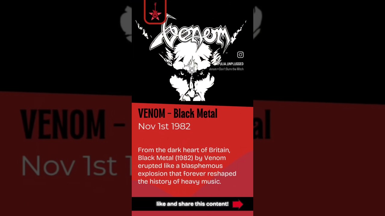VENOM - Black Metal (1982) 