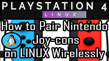 Pairing Nintendo Joy-Con controllers Wirelessly on PS4 PRO 5.05 via Bluetooth Psxitarch Linux v2 |