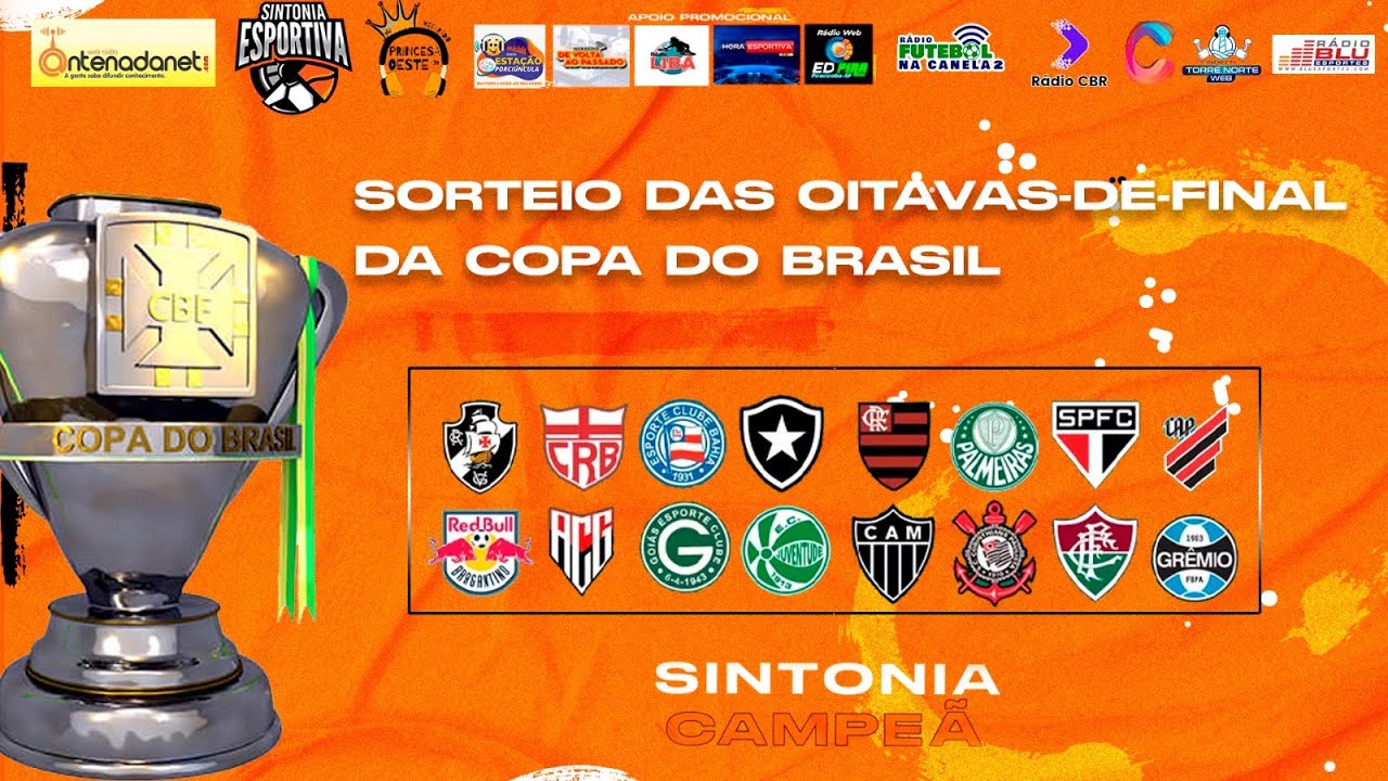 SORTEIO DAS OITAVAS-DE-FINAL DA COPA DO BRASIL 2024 - AO VIVO - YouTube