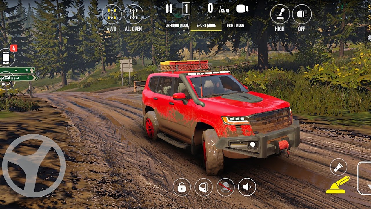 OFF - ROADING RIDE IN JEEP CAR 