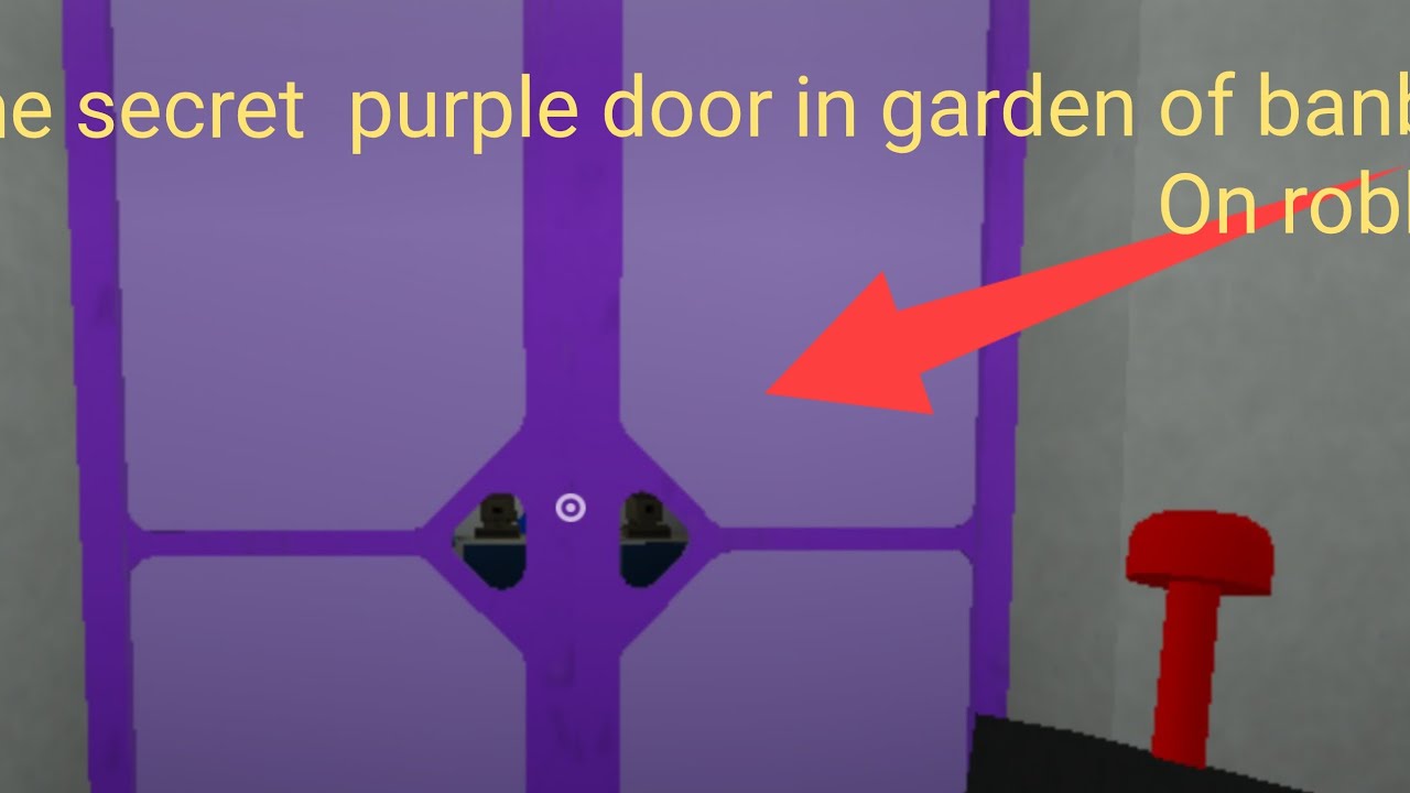how to get the secret purple door on garden of banban on roblox! - YouTube