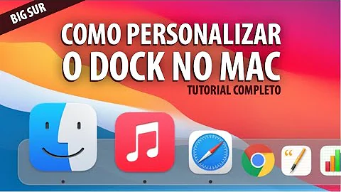 Como fixar a barra de ferramentas no macbook?