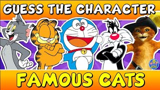 Guess the &quot;FAMOUS CATS&quot; QUIZ! 🐱🐈 TRIVIA/CHALLENGE