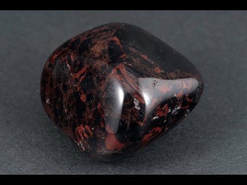 十勝石 原石 磨き 89g / Japanese Obsidian - YouTube