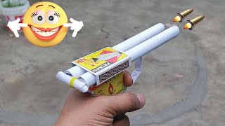 Paper Gun || माचिस कागज से बंदूक बनाना सीखो