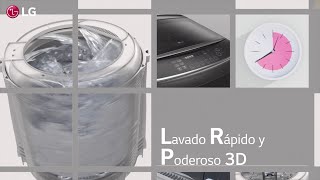 Lavadoras Lg De Carga Superior Con Turbowash3D - Lavado Rápido Y Poderoso