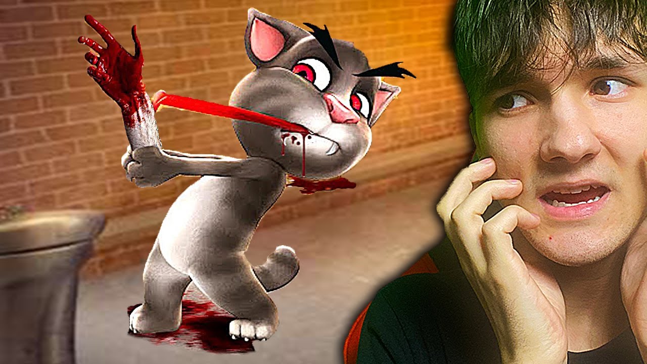 Zkouším STRAŠIDELNOU *Talking Tom* APLIKACI poprvé...😱 (Má v očích kamery?)