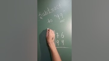 Subtraction Trick | Subtract to 99 | Easy & Unique Trick | Solution4u |